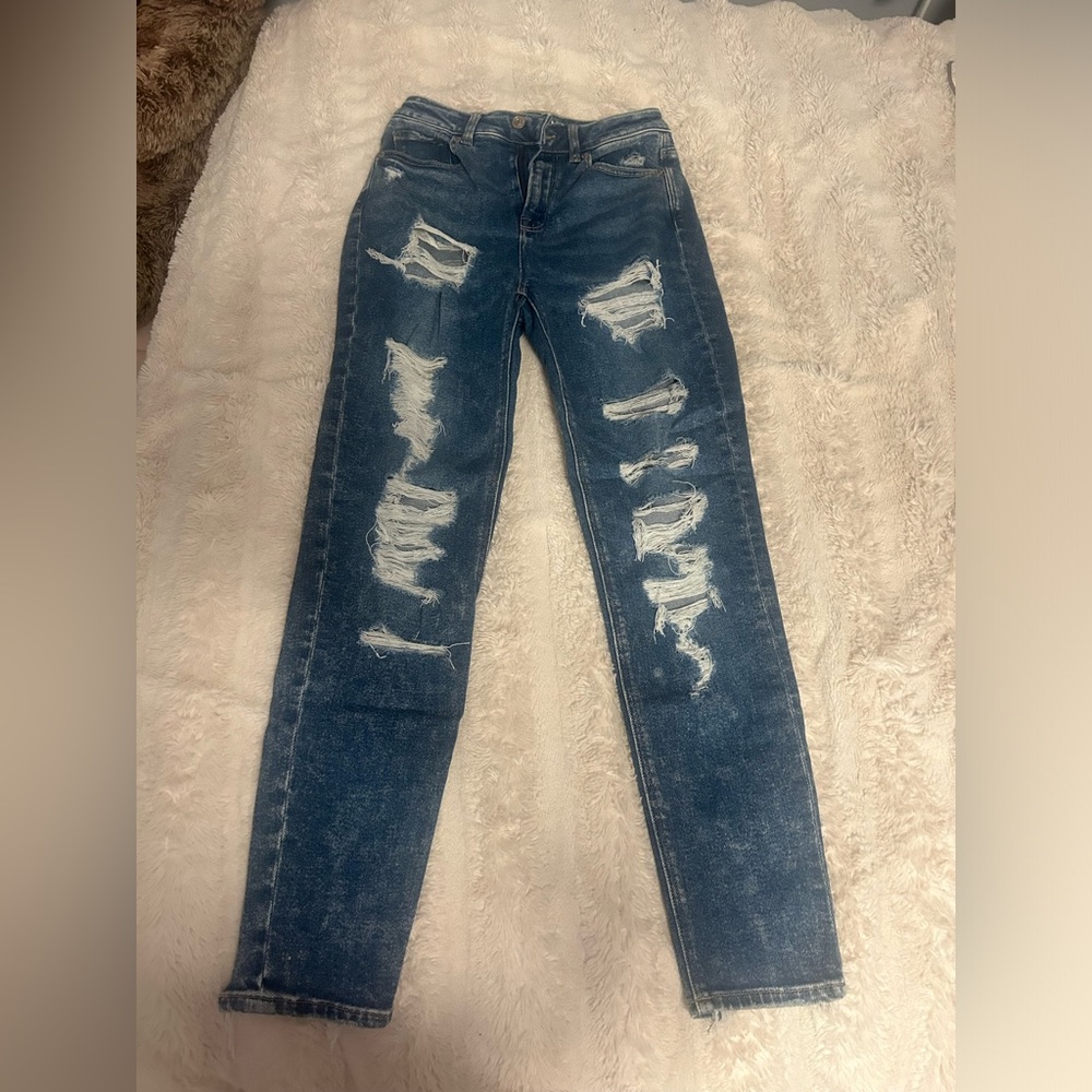 american eagle mom jeans